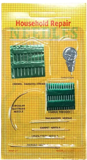 aguja coser mano carton agricola